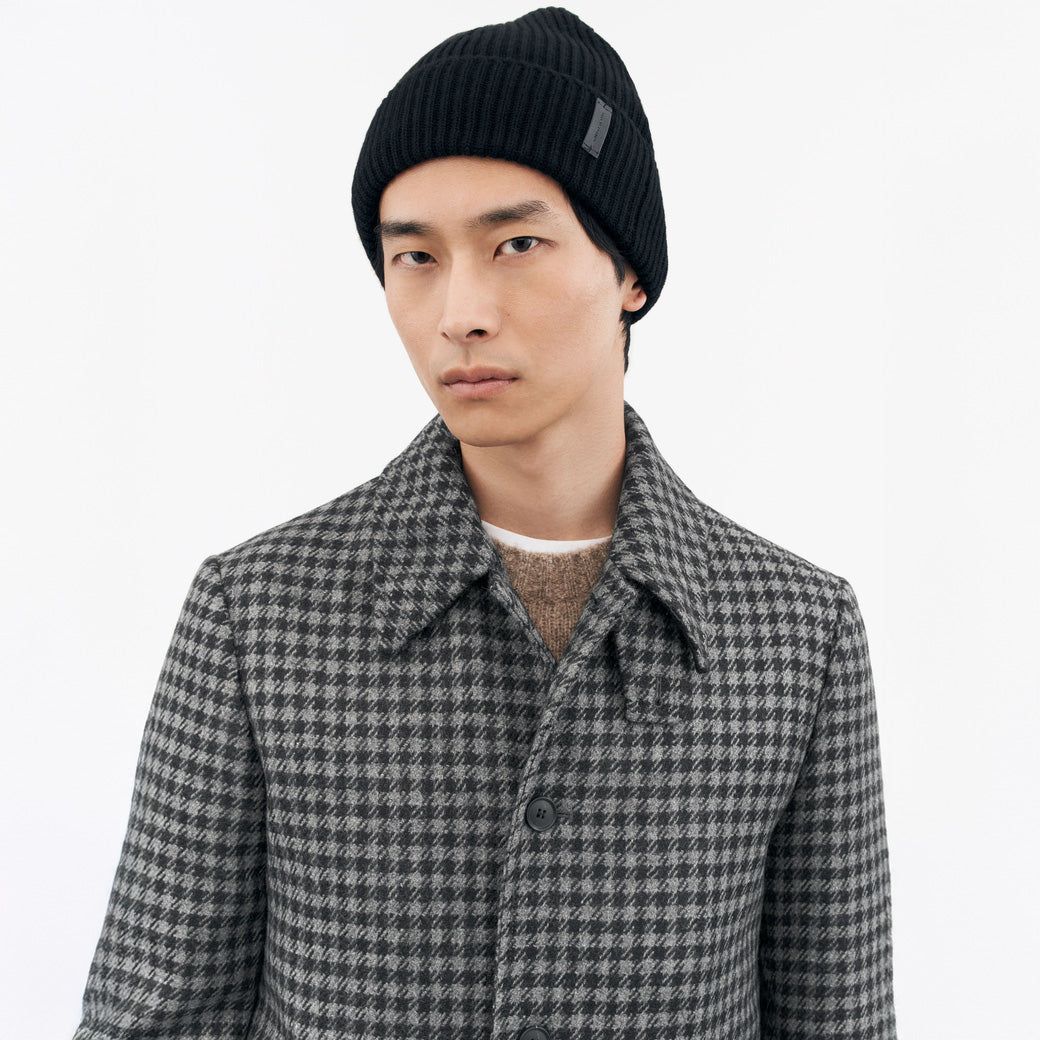 Ferven RWS Oversized Wool Beanie - Ink Black