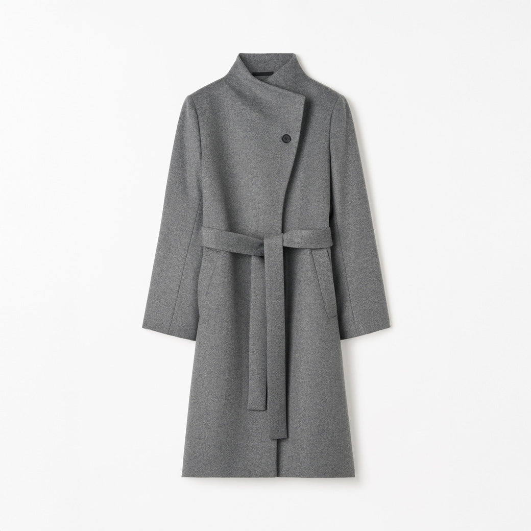 Cedrin Cashmere Blend Coat - Grey Mel