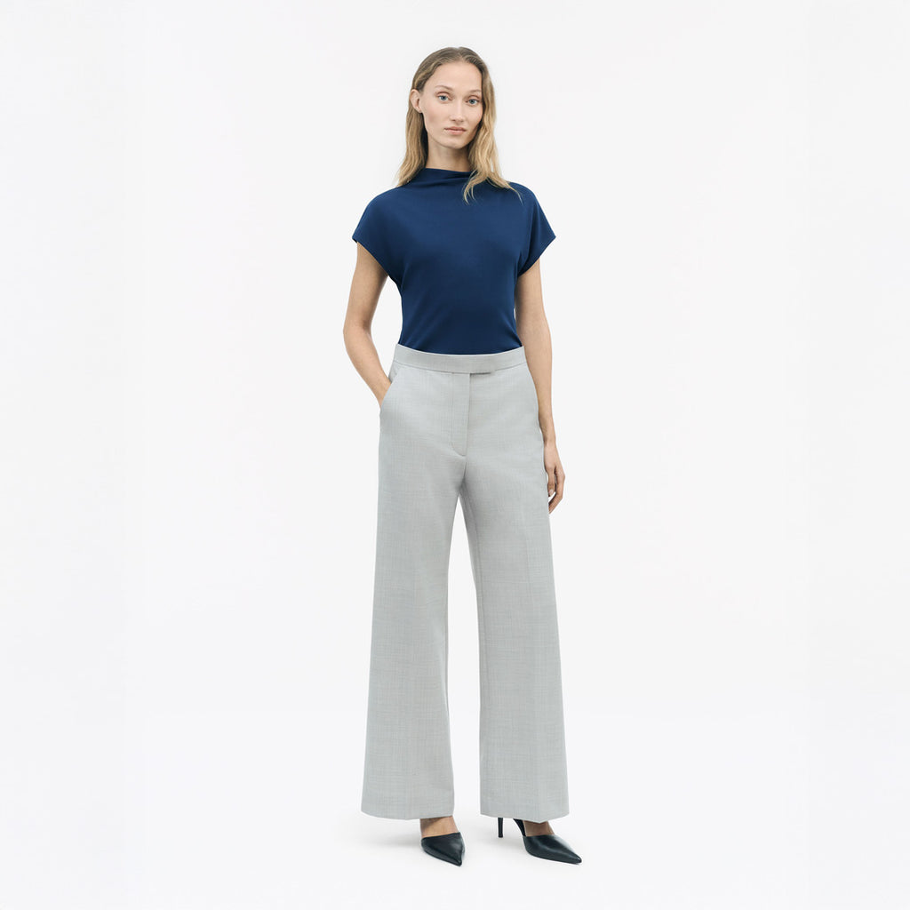 Alitta  Slip-On Shaped Top Jersey -  Deep Marine Blue