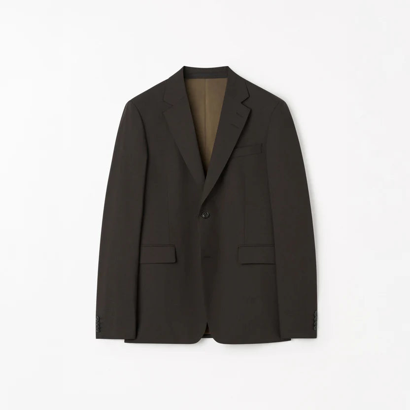 Justin Slim-Fit Wool Jacket - Coffee Bean Brown