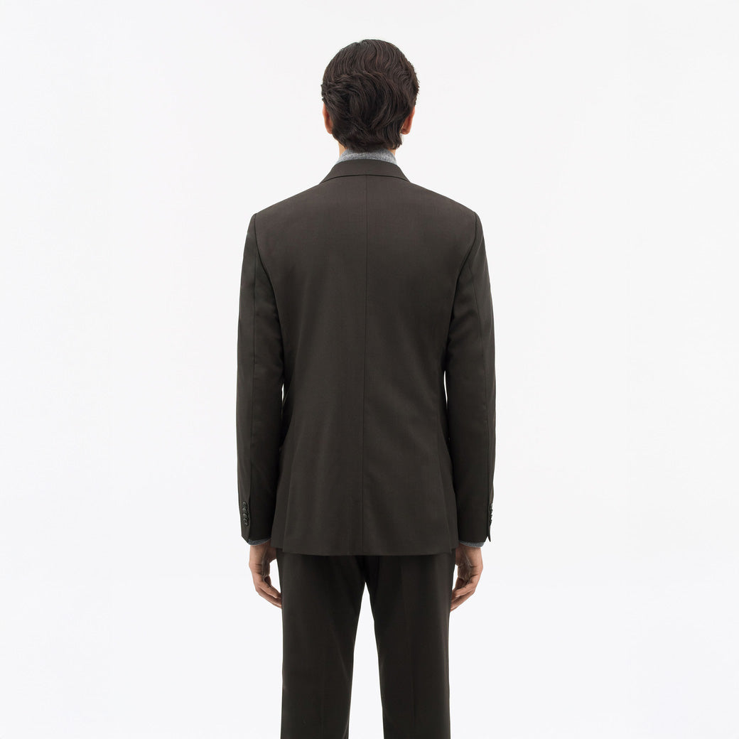 Justin Slim-Fit Wool Jacket - Coffee Bean Brown