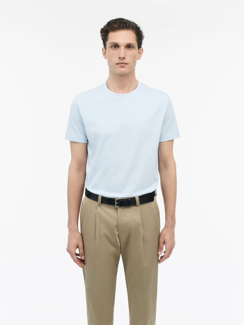 Dillan - Basic Cotton T-Shirt - Light Blue
