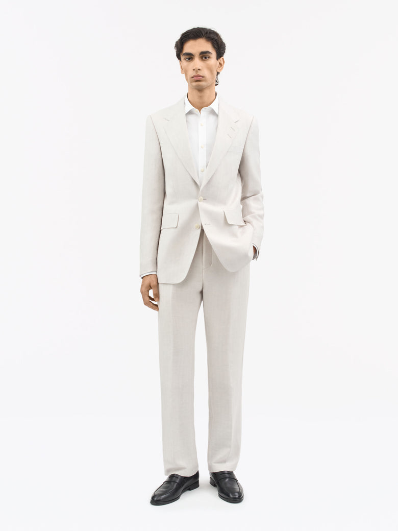 Jon Classic Suit Jacket - Pale Grey Blue