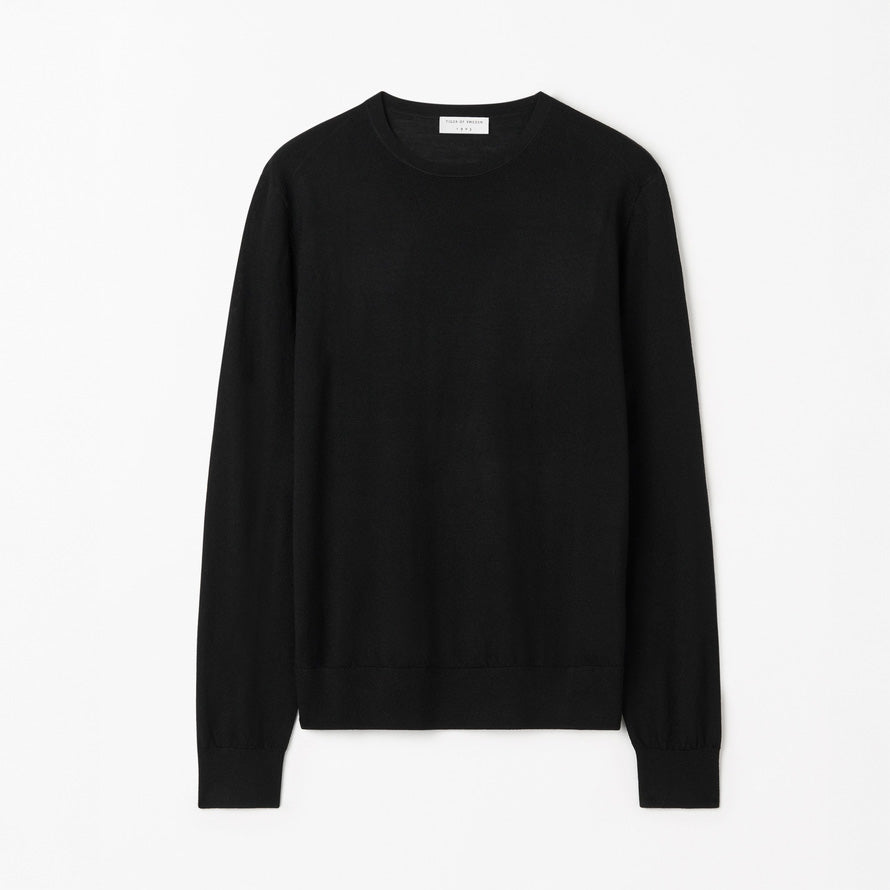 Connor Merino Wool Sweater - Black