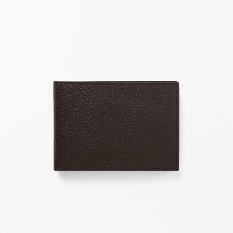 Wrene Leather Wallet - Dark Brown