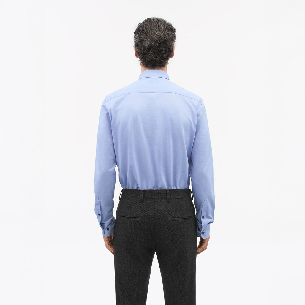 Adley C Jersey Shirt - Light Blue