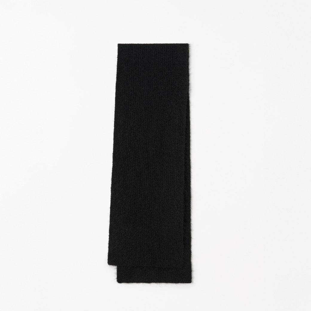 Erlinia Mohair RWS  Blend Scarf - Black