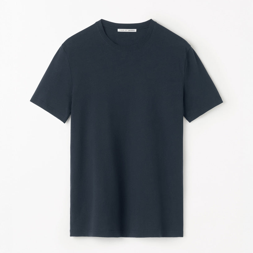 Olaf Linen Blend T-Shirt  - Light Ink