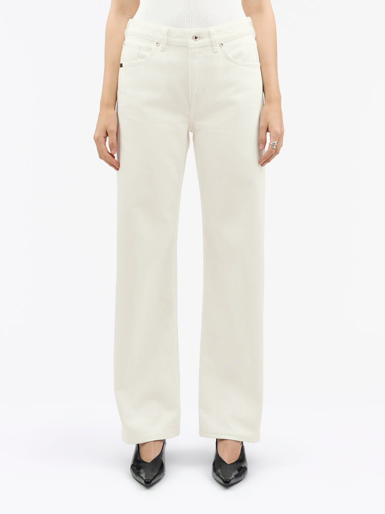 Milis Skylight Mid-Rise Jeans - Soft White