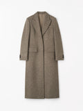 Manteau Camden en laine pour auto - Beige foncé