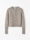 Gilet en mohair et laine Leonie - Beige