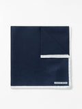 Quadra Silk Handkerchief - Dark Blue