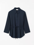 Chemise à rayures sur mesure Felix - Bleu foncé