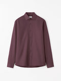 Adley C Cotton Twill Shirt - Purple
