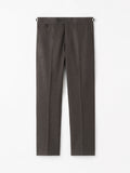 Tenuta Brushed Wool Trousers - Green