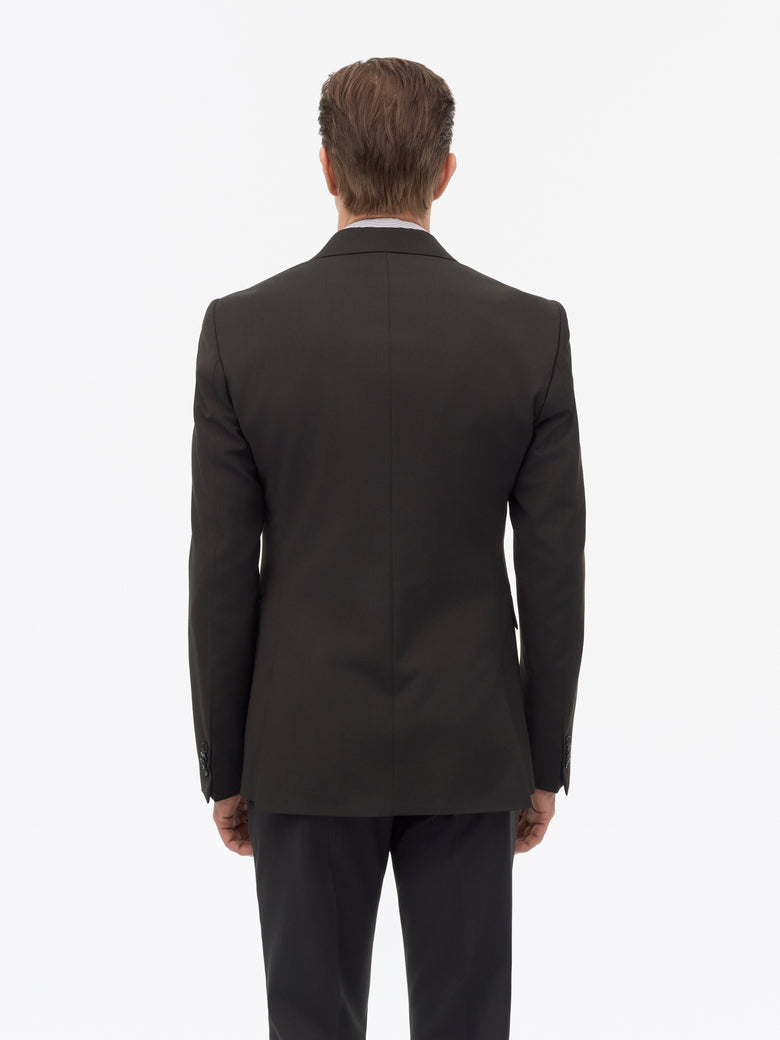 Justin RWS Wool Jacket -  Dark Brown