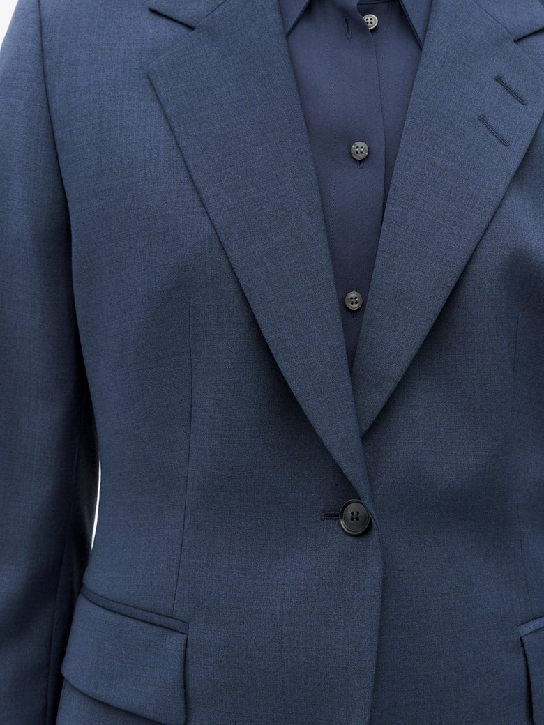 Nancy Classic Wool Jacket - Blue