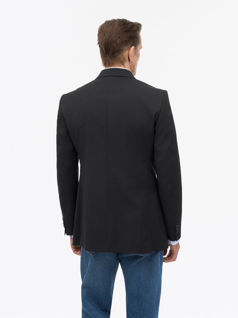 Joachim Double-Breasted Jacket - Black