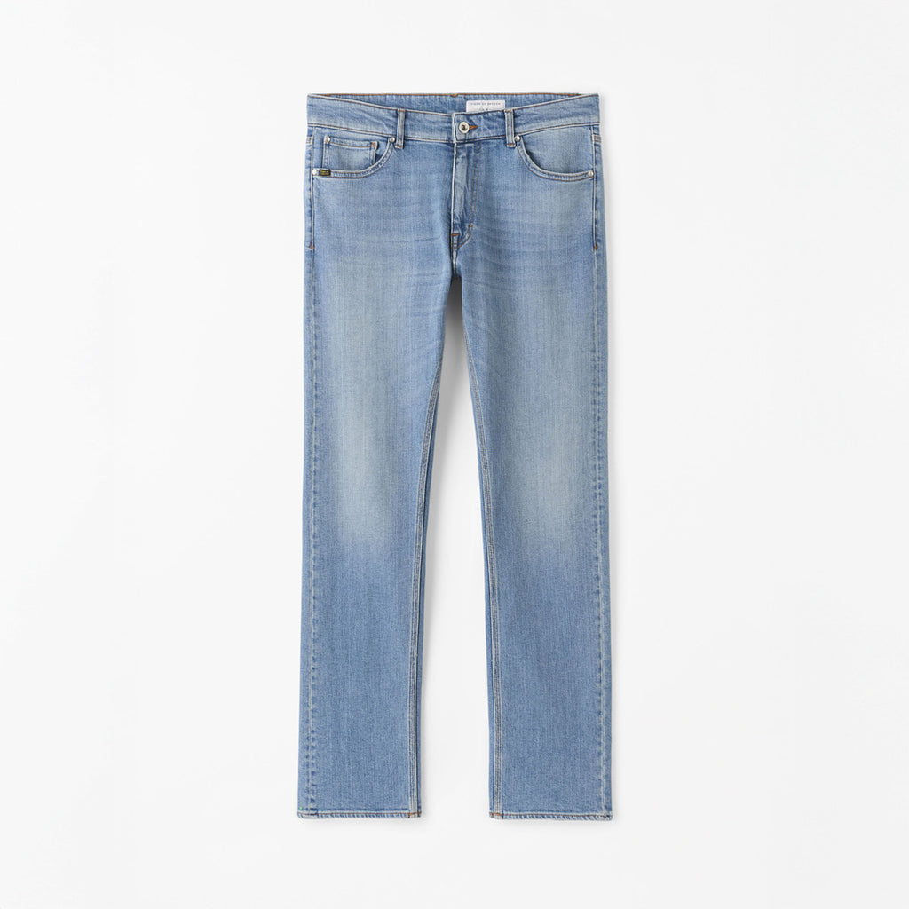 Des Mission Slim-Straight Jeans - Light Blue