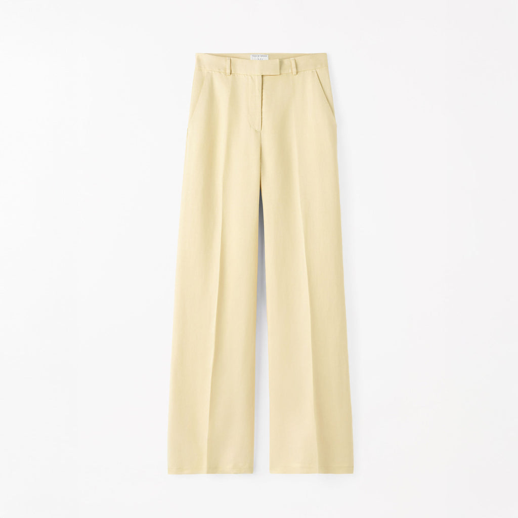 Hedvi Flared Trousers - Buttermilk Scotch Yellow