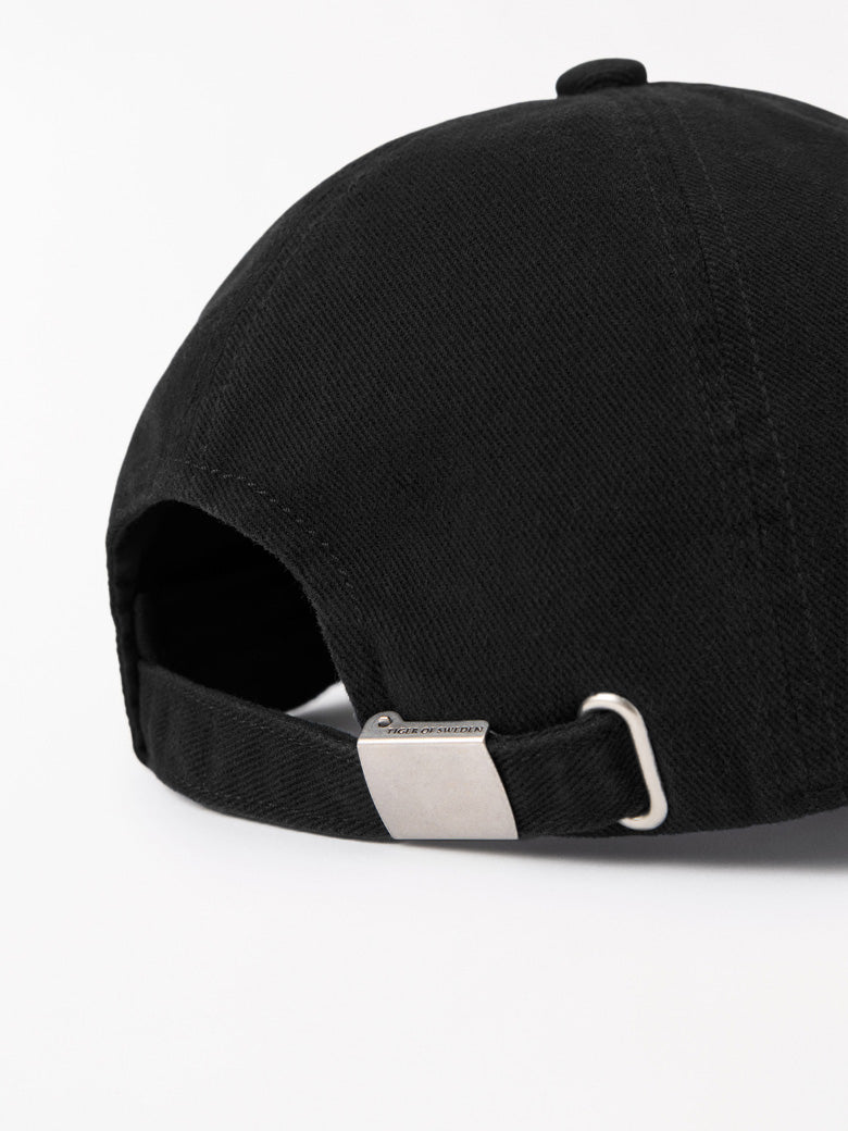 Hent Cotton Baseball Cap - Black