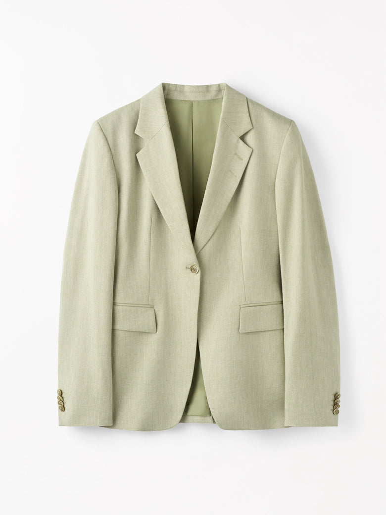Veste Narina en lin et laine - Sage Sagesse