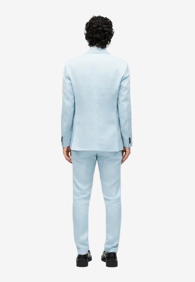 Justin Linen Suit - Heather