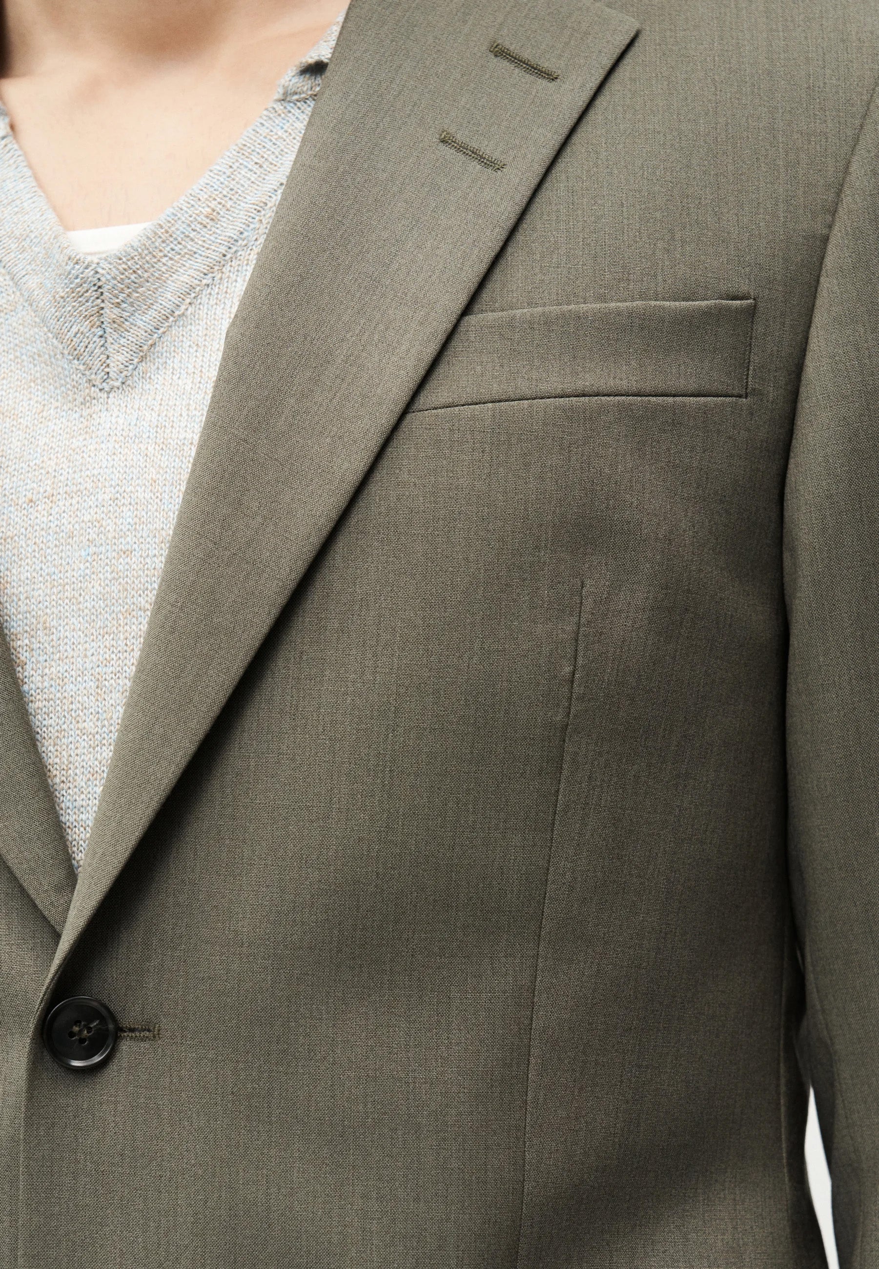 Ensemble costume S. Justin - Vert poussière