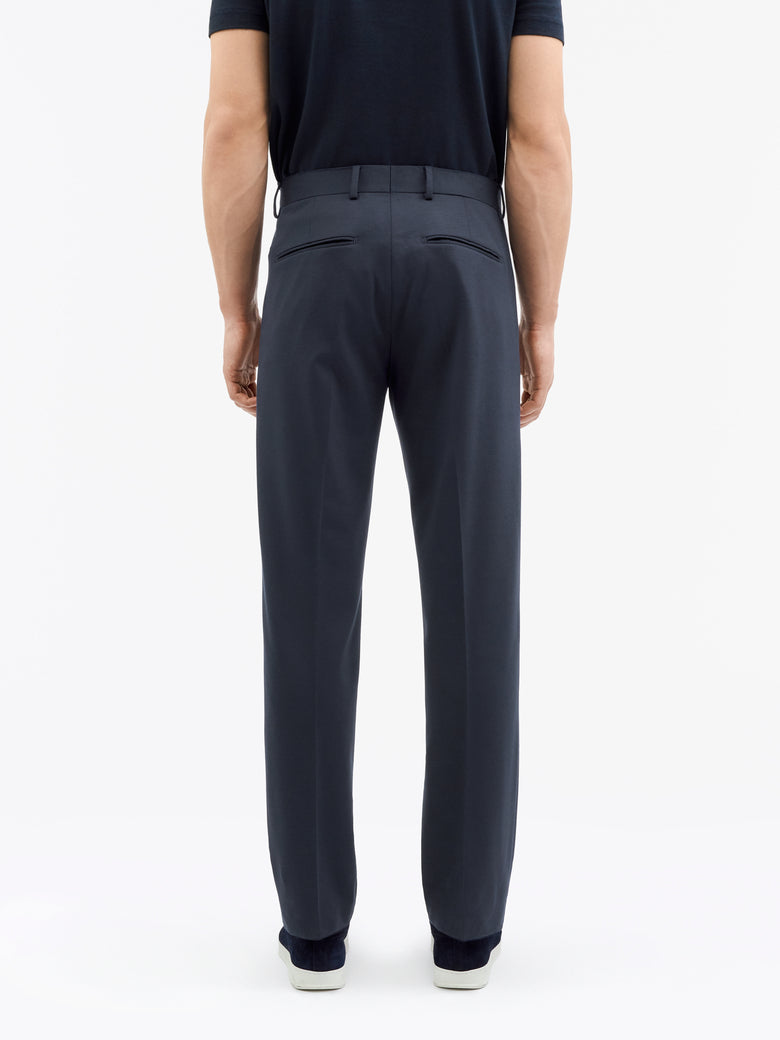 Pantalon brossé tendu en jersey - Encre claire