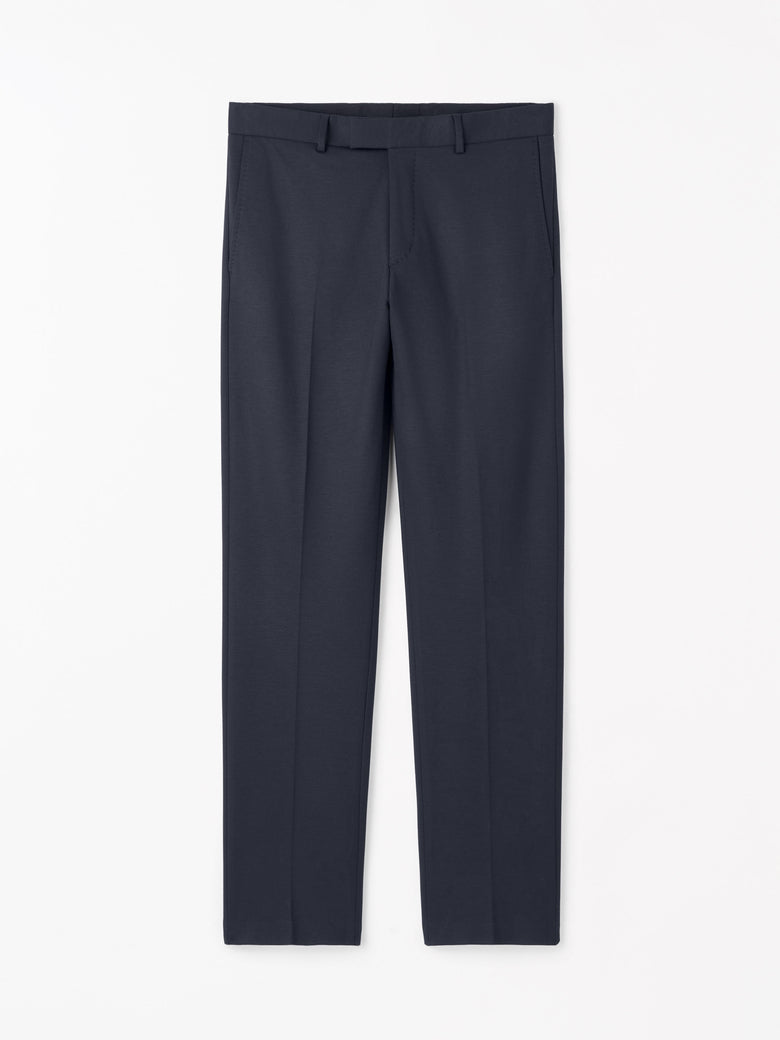 Pantalon brossé tendu en jersey - Encre claire