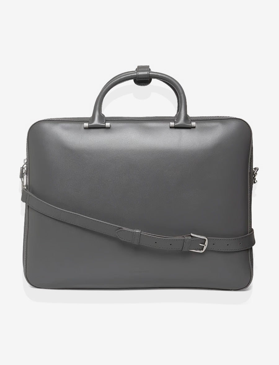 Sac en cuir Valise - Gris Jet