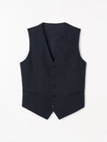 Winston Slim-Fit Linen Waistcoat - Midnight Blue