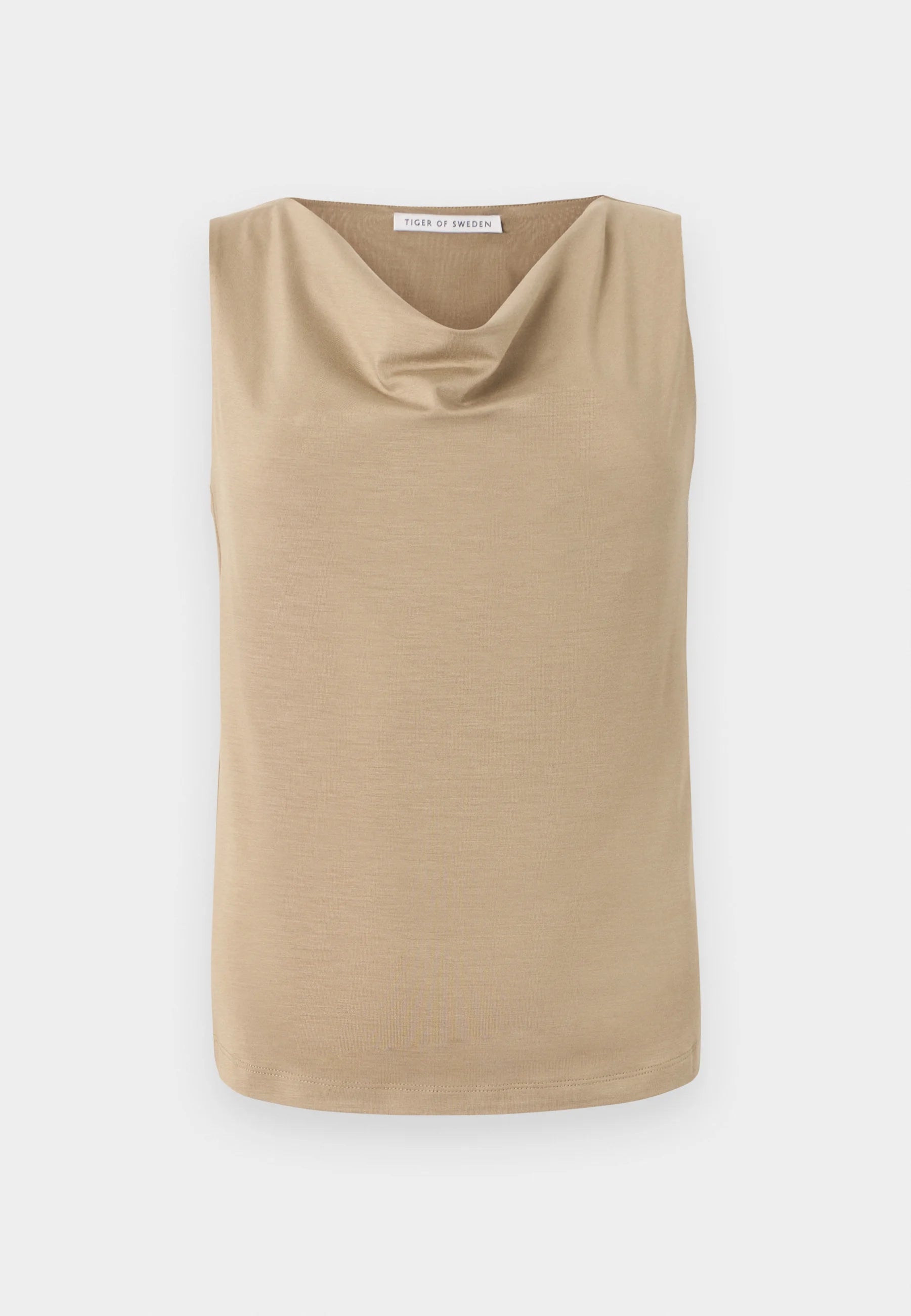 Elois Cowl-Neck Top - Artichoke Grey