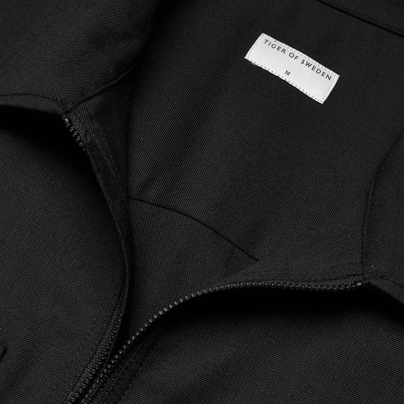 Barnaby W Light Wool Jacket -  Black